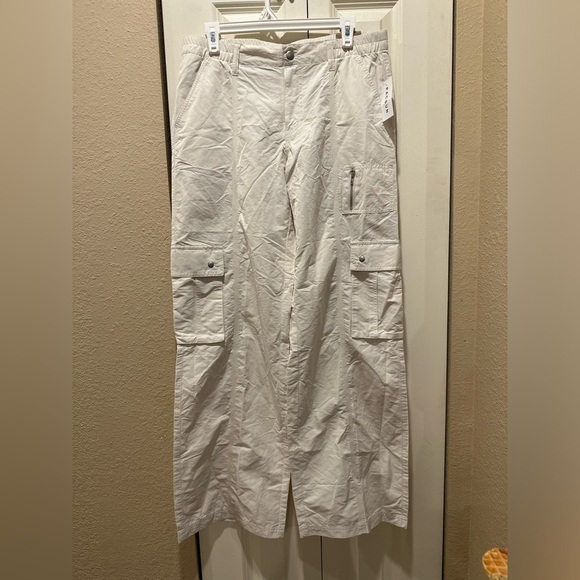 NWT Pacsun Cream Birch Low Rise Puddle Cargo Pants, size M - Picture 7 of 13